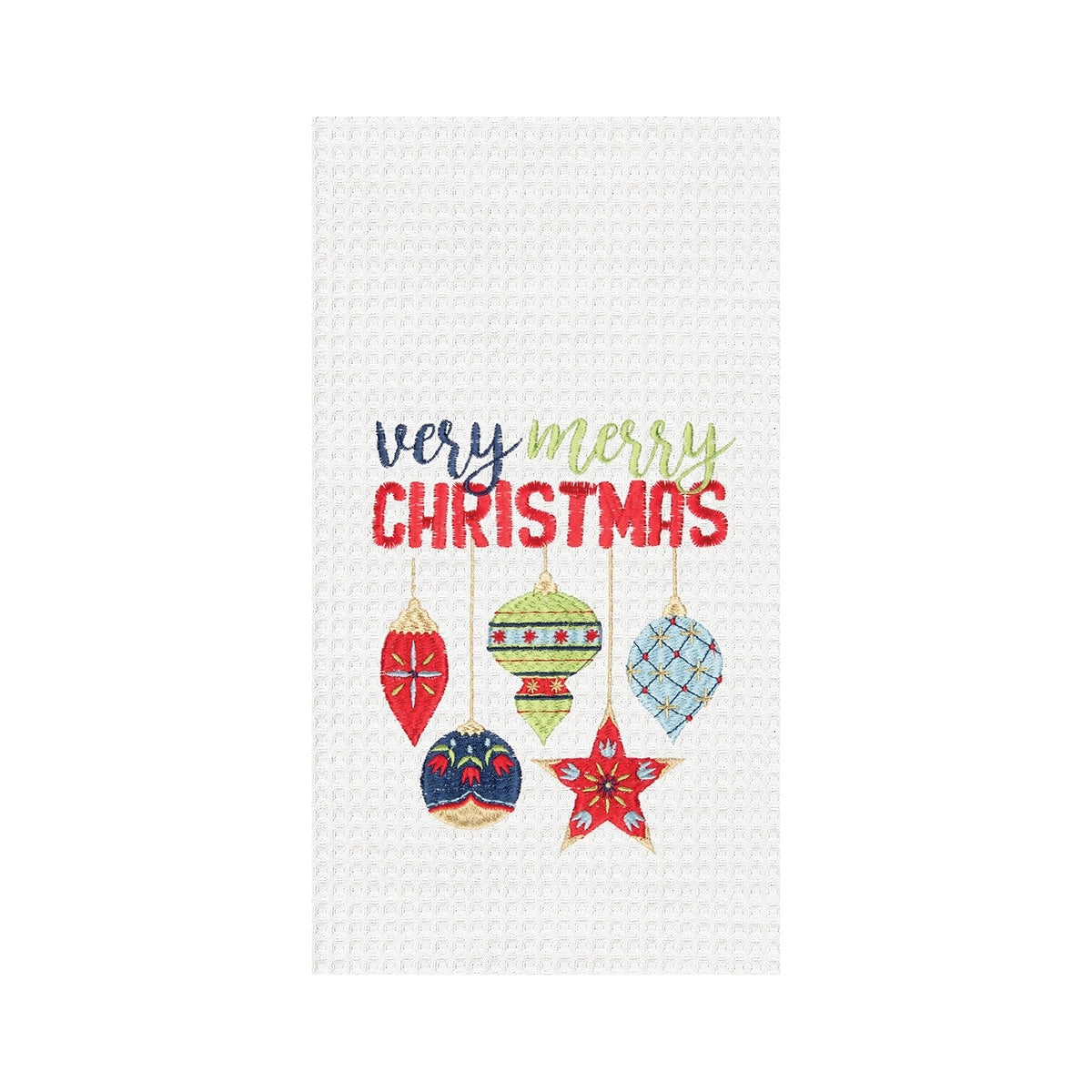 Holiday Embroidered Kitchen Towel (8-Styles)