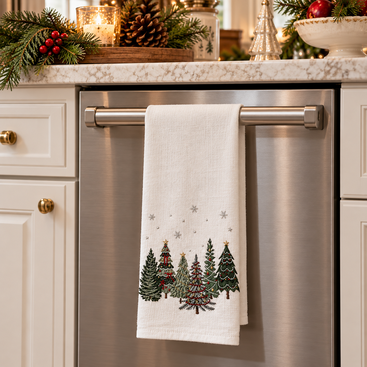Christmas Forest Towel