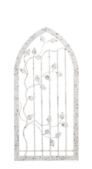 Iron Arch with Vines Wall Decor