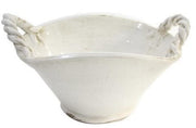 Hand Thrown White Stoneware Bowl