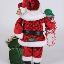 Karen Didion Peppermint & Goodies Santa