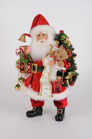 Karen Didion Lighted Good Tidings Santa