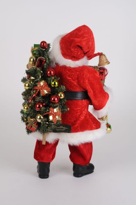 Karen Didion Lighted Good Tidings Santa