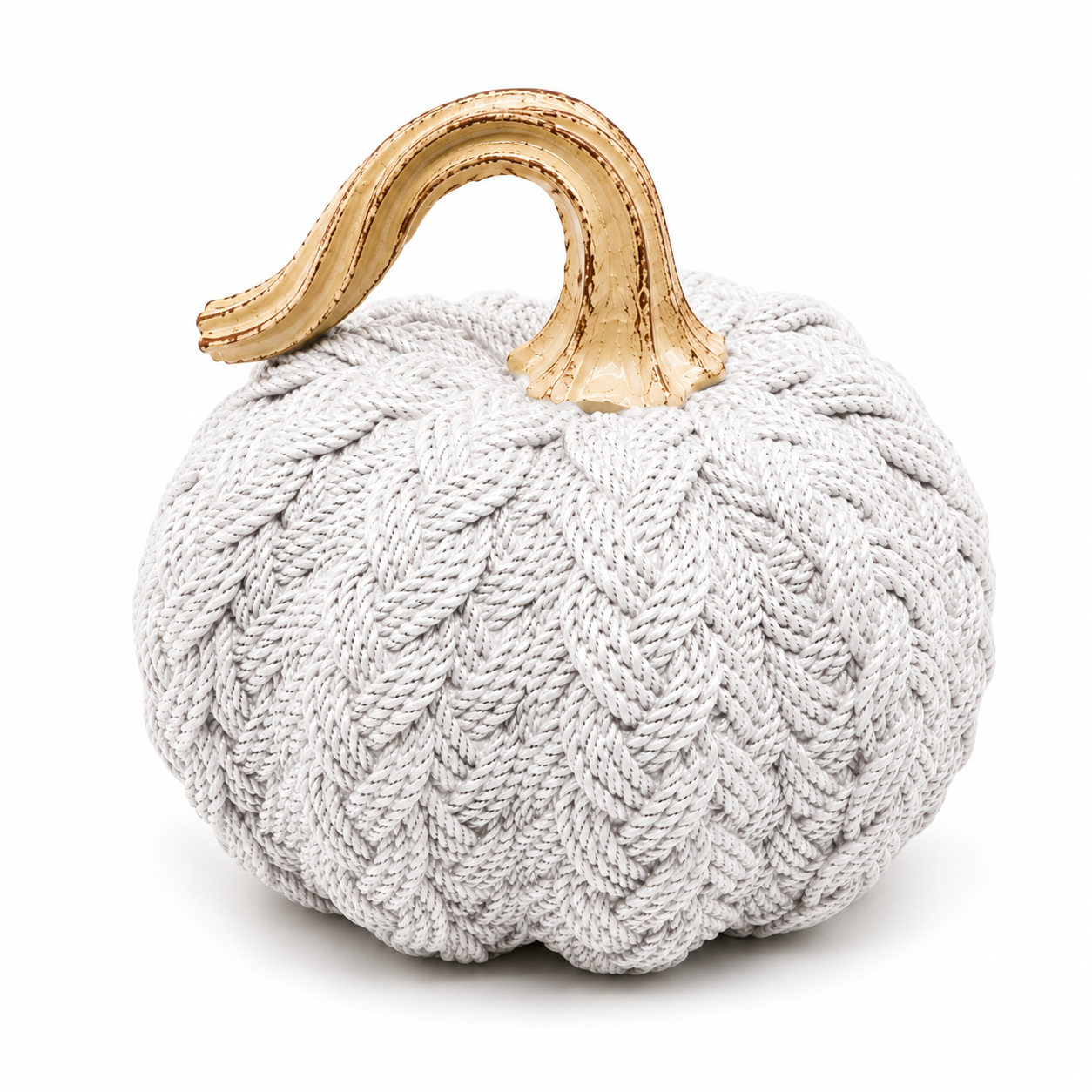 Resin Woven Harvest Pumpkin (3 Colors)