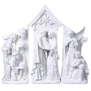 3-Piece White Nativity Set