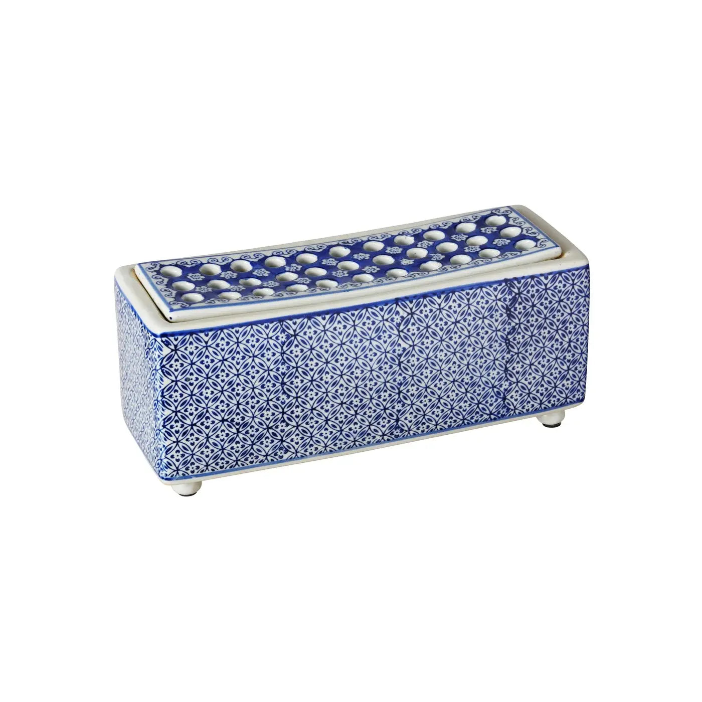Garden Row Arranger Vase Blue
