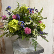 Custom Forget Me Not Wildflower Arrangement