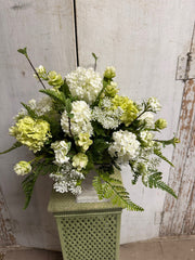 Custom Two Tone Snowball Arrangement