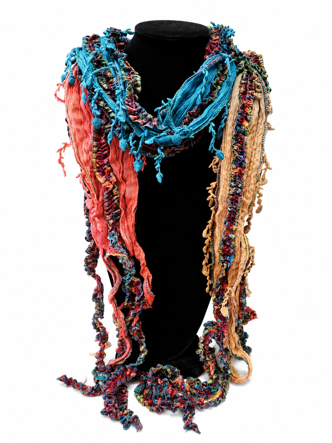 Handmade Trailing Wildflower Scarf By: Monkey Mango
