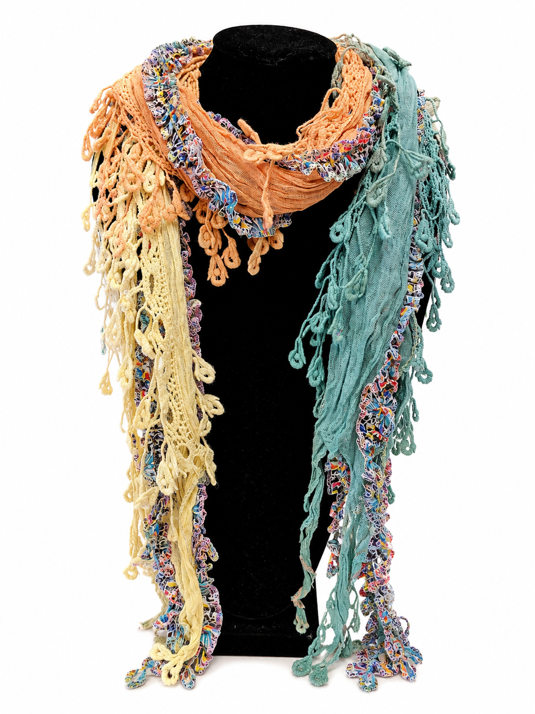 Handmade Trailing Wildflower Scarf By: Monkey Mango