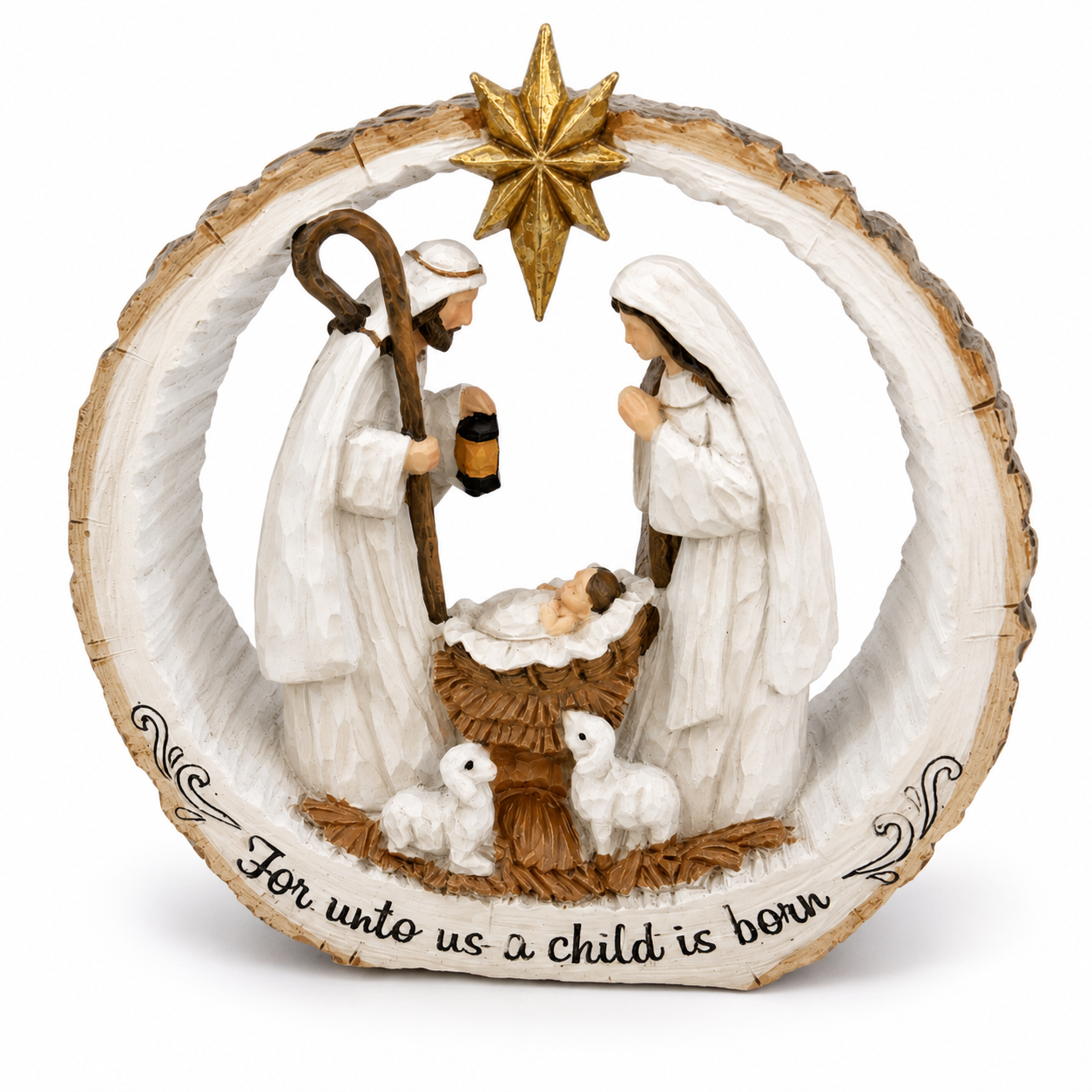 For Unto Us a Child is Born Nativity