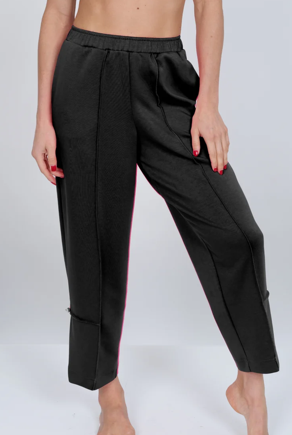 Crop Knit Pant w/ Peal By: Lior