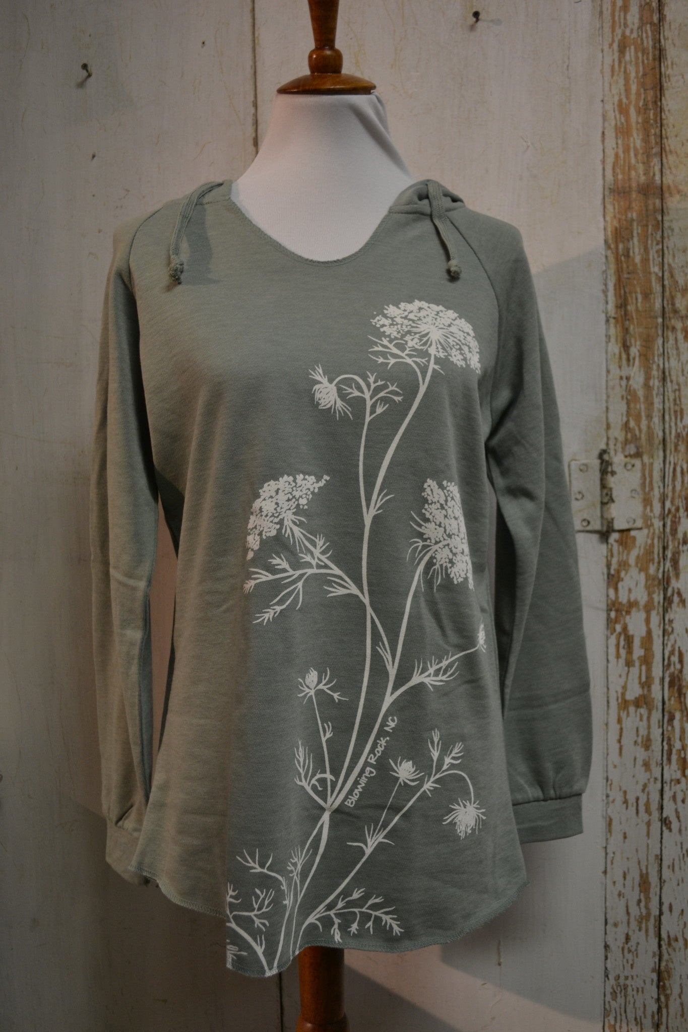 Queen Anne's Lace Blowing Rock Hoodie
