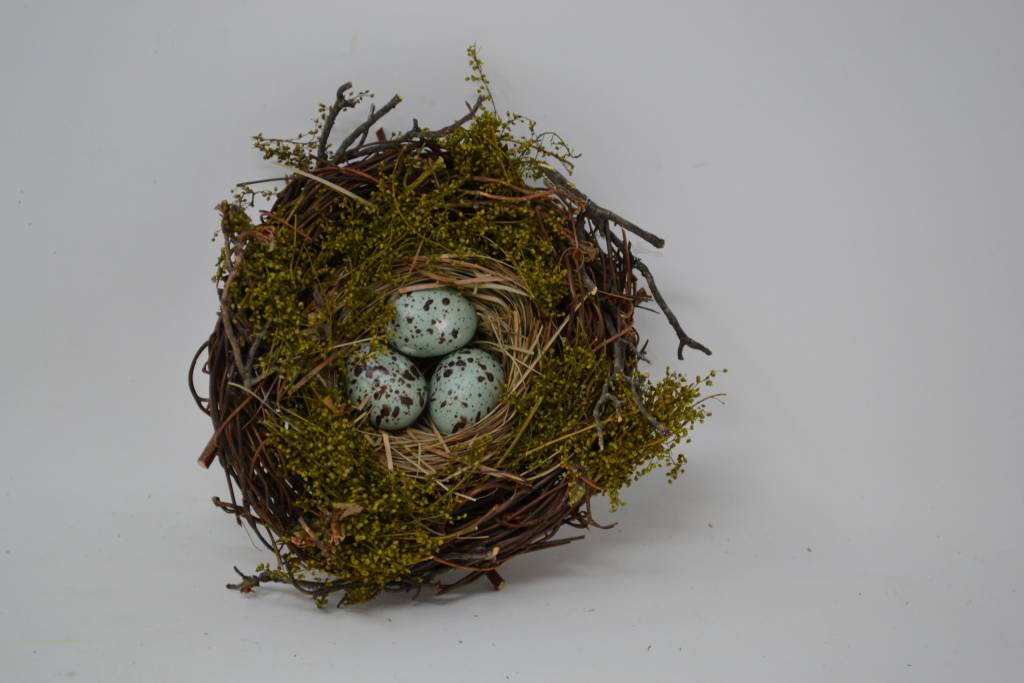 Blue Speckled Egg Nest (2 Sizes)