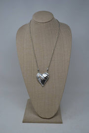 Hammered Heart Necklace