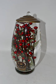 Red Berry Fern Lifetime Oil Candle (5 Sizes)