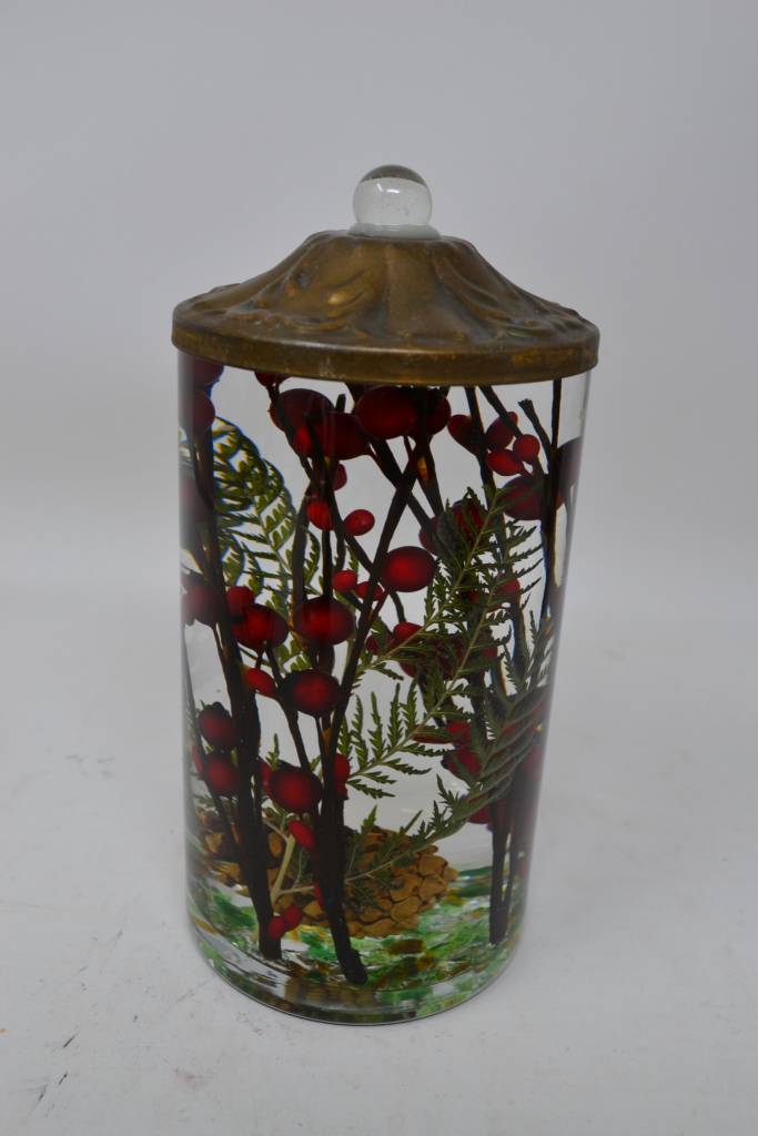 Red Berry Fern Lifetime Oil Candle (5 Sizes)