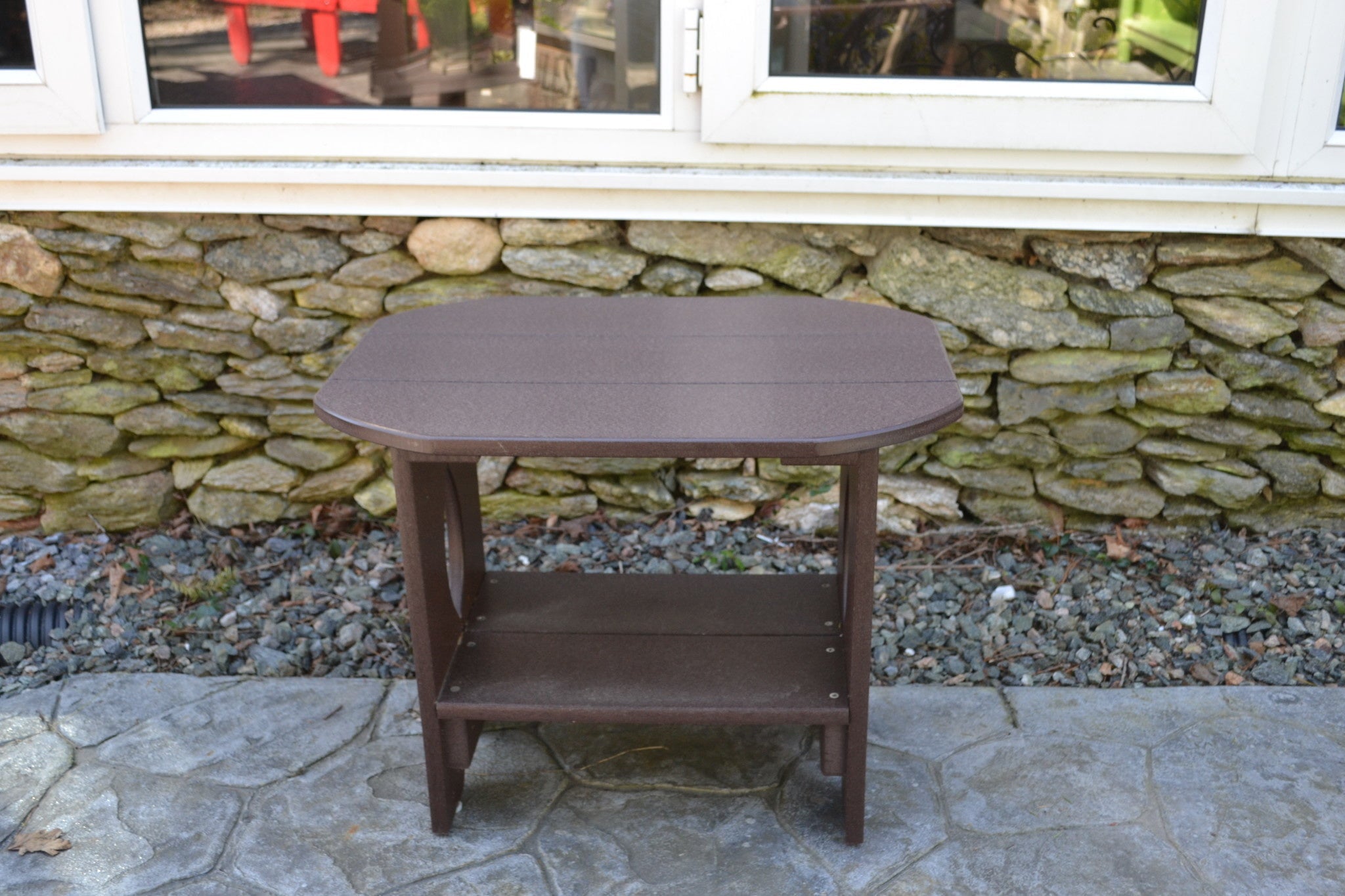 Outdoor Oval End Table