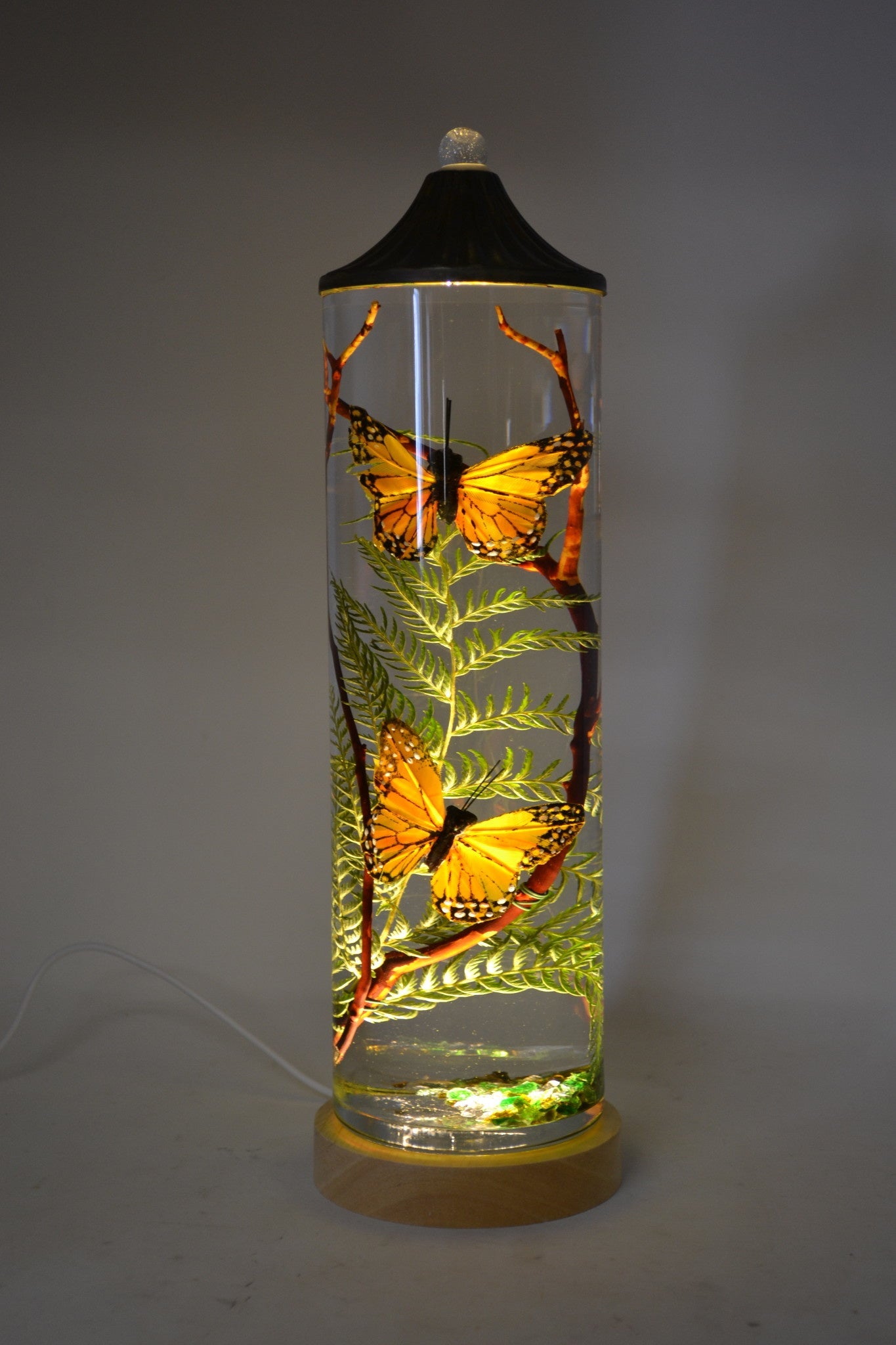 Wooden Electric Light Base