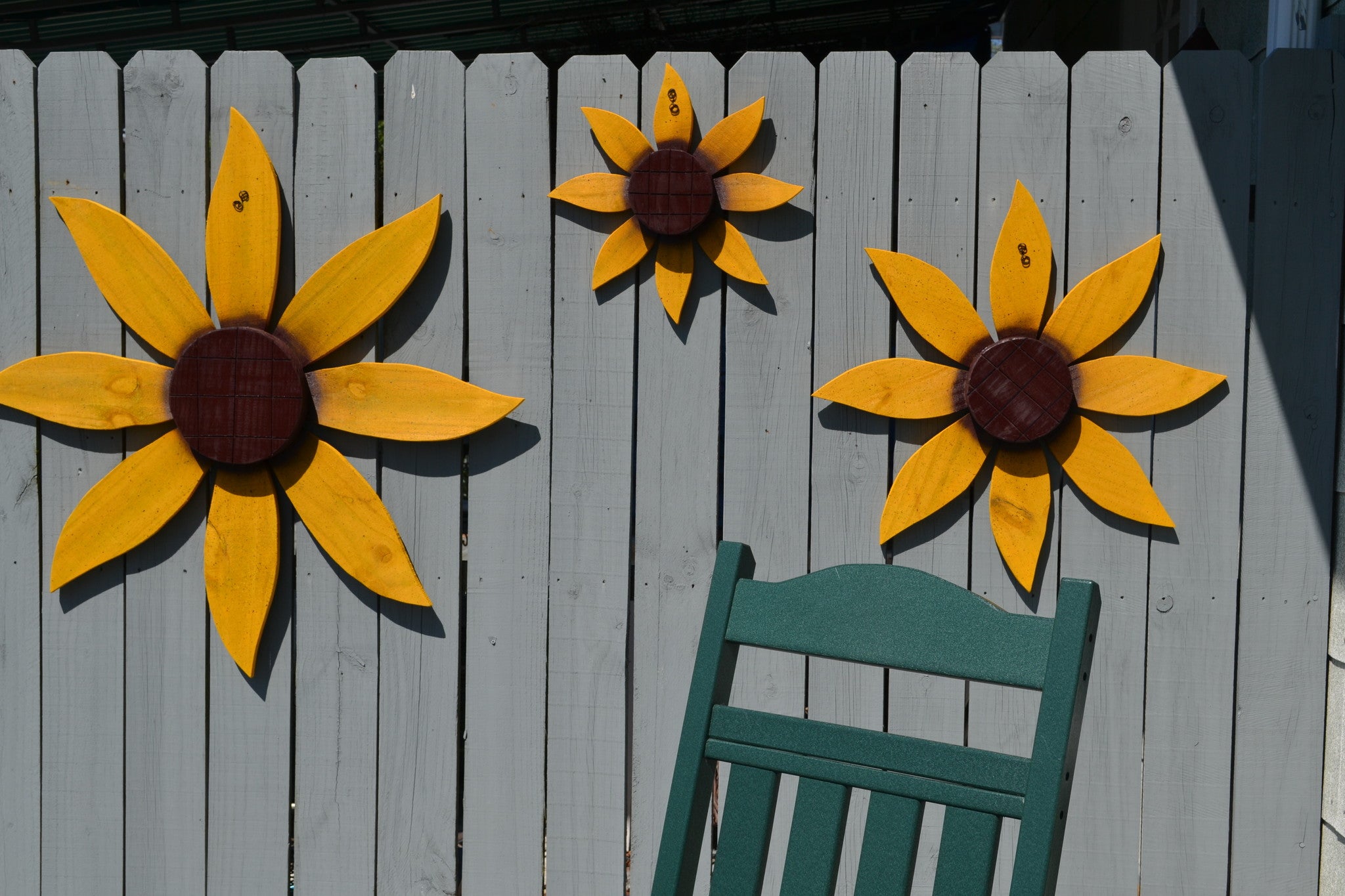 Painted Wooden Sunflower (3 Sizes)