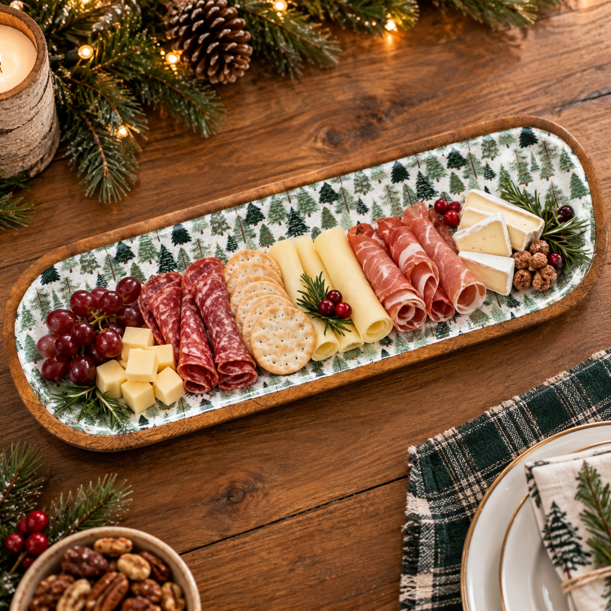 Winter Pine Forest Kitchen (4-Styles)