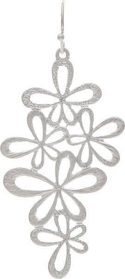 Silver Flower Power Earrings