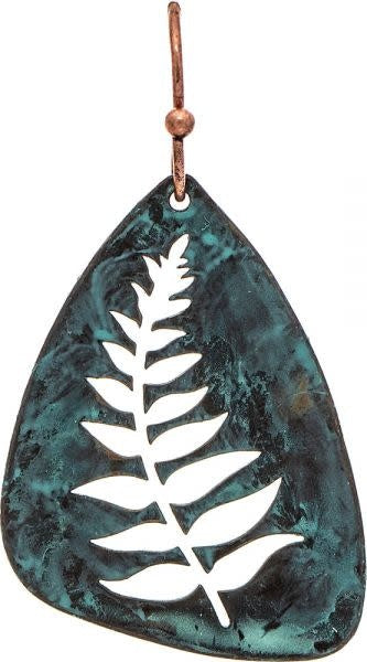 Cut Out Fern Leaf Design Earring