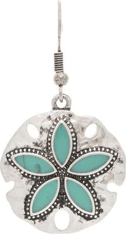 Inlay Sand Dollar Earrings