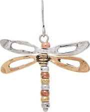 3-D Dragonfly Earrings