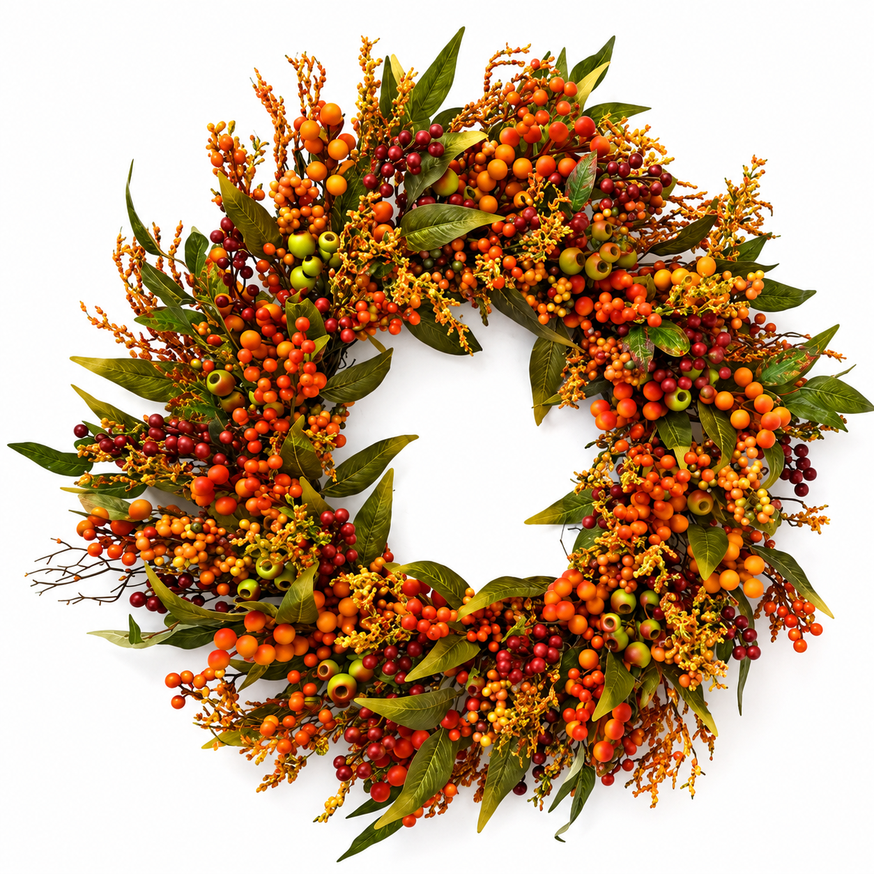 30" Fall Mixed Berry Wreath