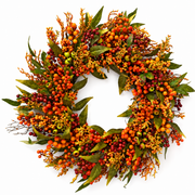 30" Fall Mixed Berry Wreath