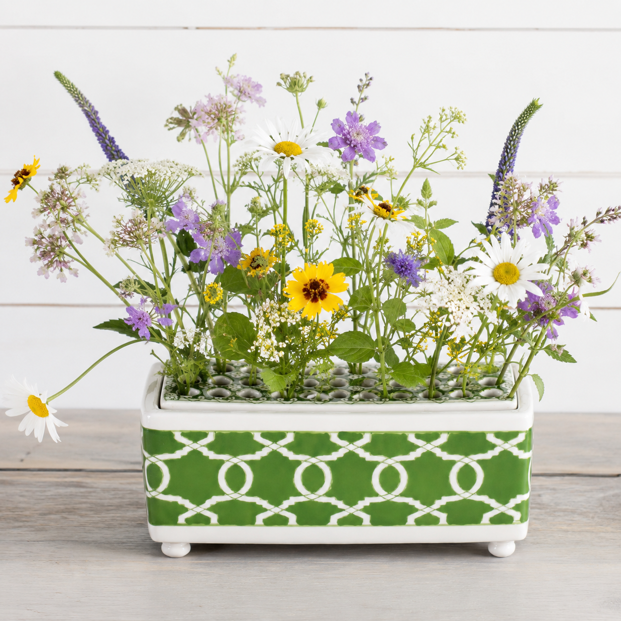 Garden Row Arranger Green