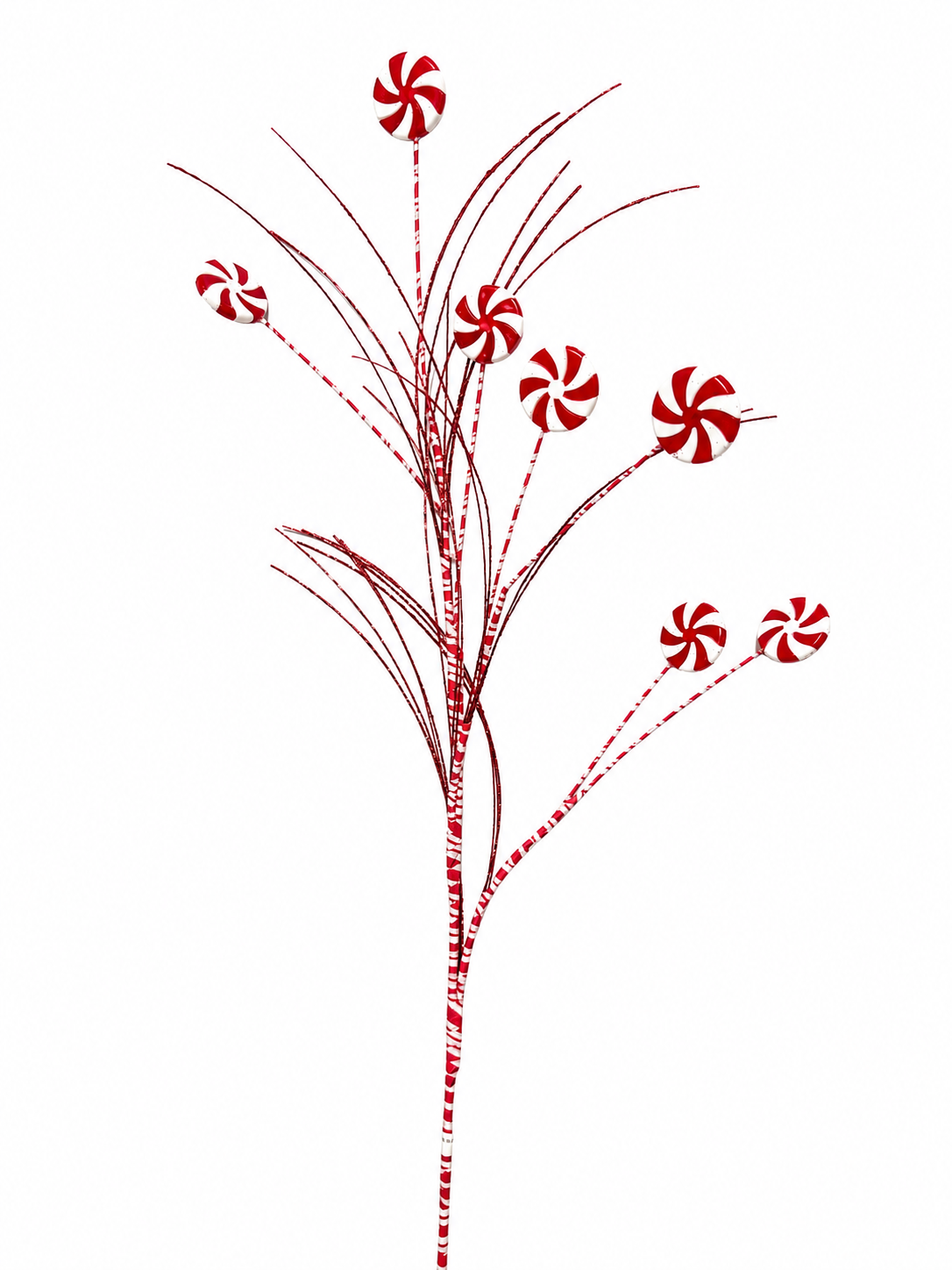 31" Peppermint Glitter Spray