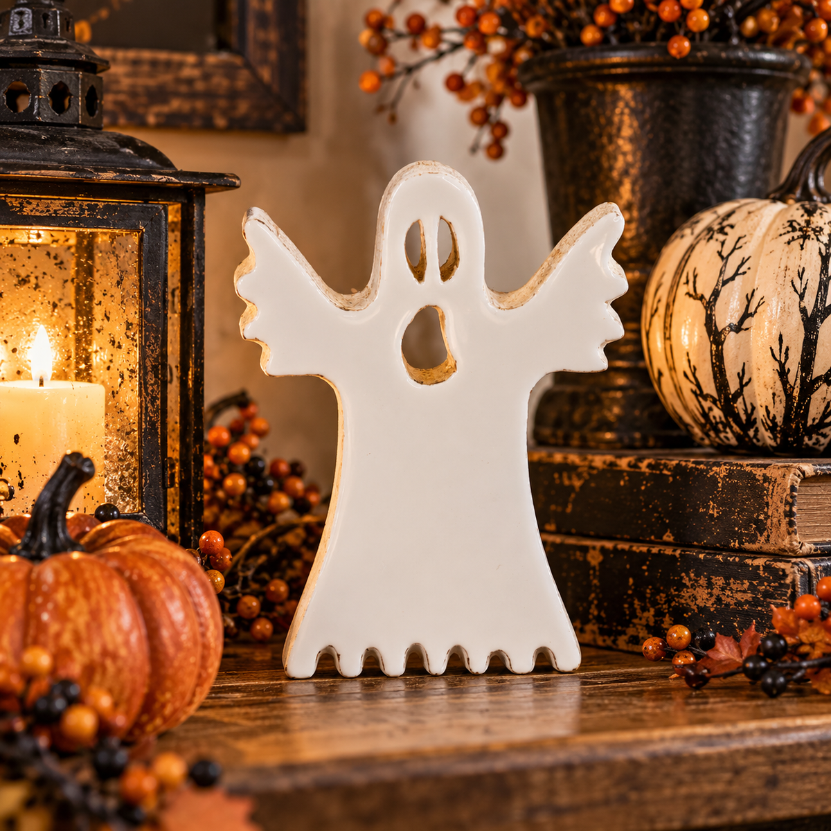 White Enamel Ghost