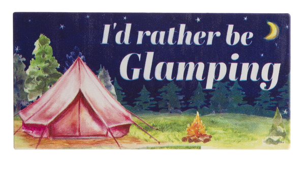 Rectangular Glamping Magnet (12-Styles)