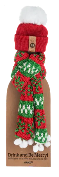Wine Bottle Scarf & Hat