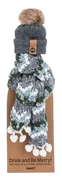Wine Bottle Scarf & Hat