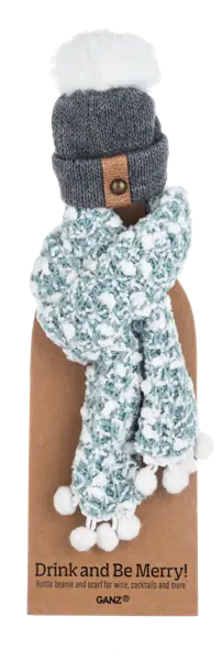 Wine Bottle Scarf & Hat