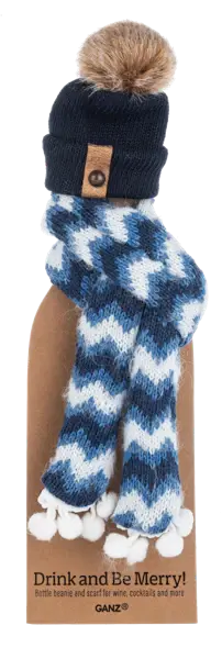 Wine Bottle Scarf & Hat