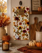 Harvest Sunflower Toss Kitchen Towel