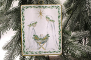 Double Sided Evergreen Nativity Ornament