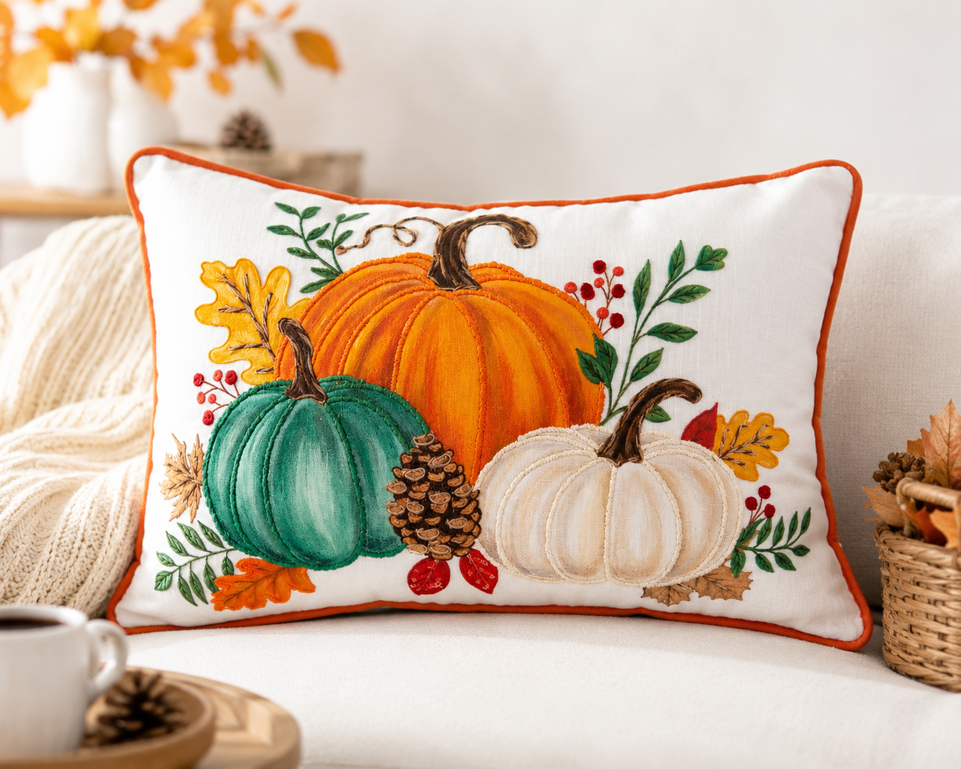 Harvest Pumkin Pillow