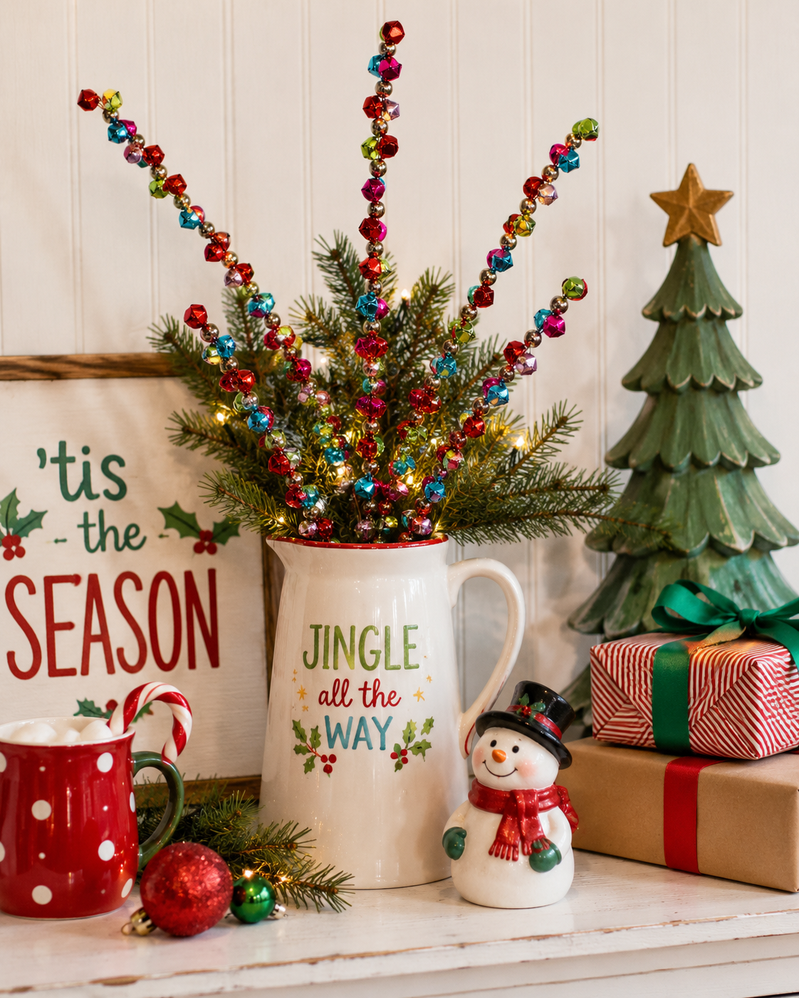 Multicolor Jingle Bell Spray