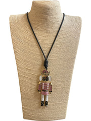 Pink Pearl Nutcracker Necklace