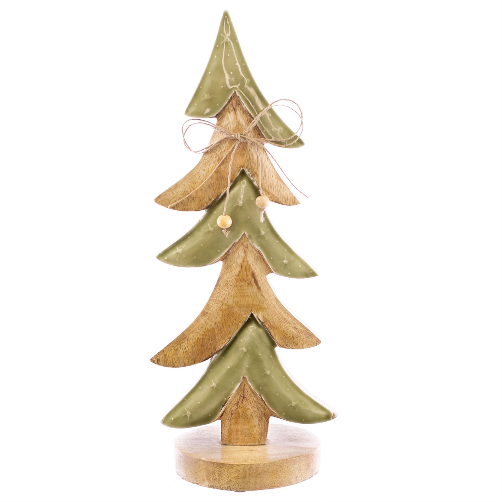 Two Tone Mango Wooden Tree