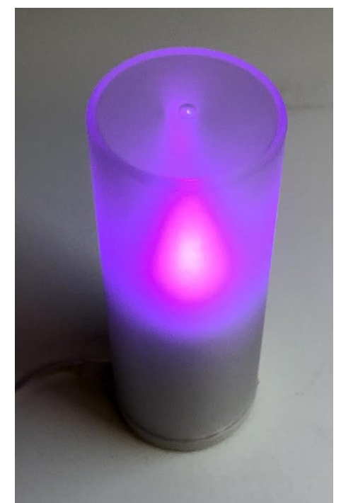Rechargeable Illumiflame LED Flamess Candle