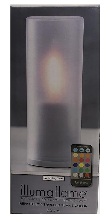 Rechargeable Illumiflame LED Flamess Candle
