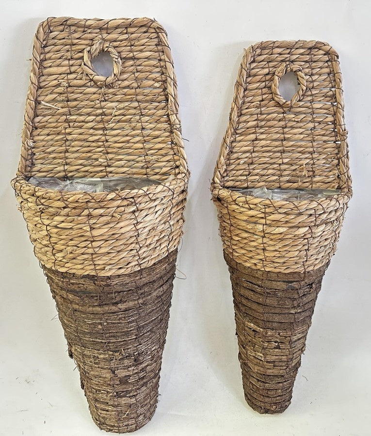 Vine Cone Wall Basket (2-Sizes)