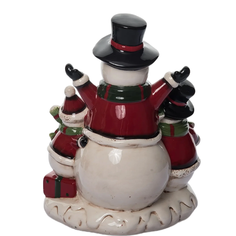 LED Muscial Jolly Group of Snowmen