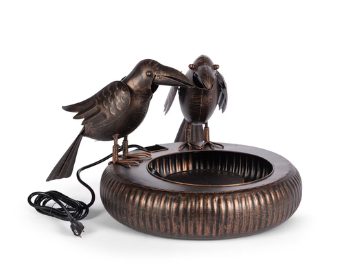 Crow Couple Fountain